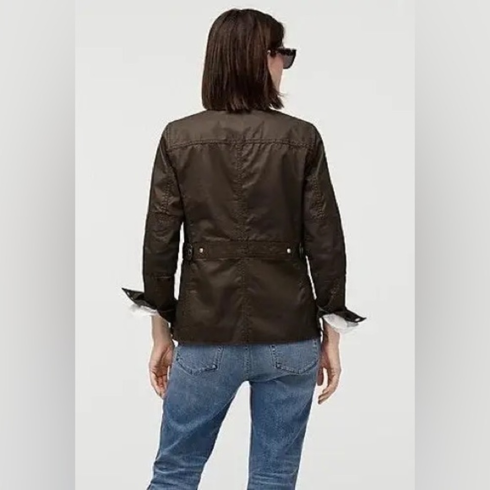 J. Crew Downtown Field Utility Jacket in Olive Green - Picture 2 of 16